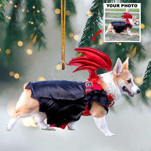 Paws Of Joy - Personalized Photo Mica Ornament - Christmas Gift For Pet Lovers, Pet Owners