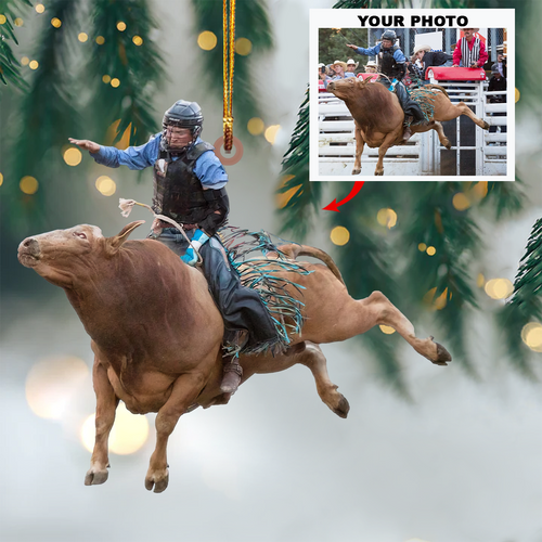 Personalized Photo Mica Ornament - Customized Your Photo Ornament ARND0014