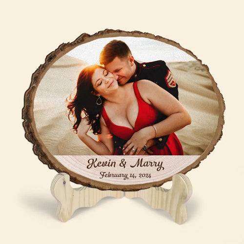 Our Memories - Personalized Custom 1 Layer Wooden Sign - Valentine's Day Gift For Couple, Wife, Husband, Boyfriends, Girlfriends
