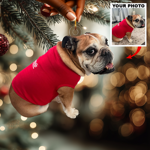 My Goofy Little Pup - Personalized Photo Mica Ornament - Christmas Gift For Pet Lovers, Dog Lovers