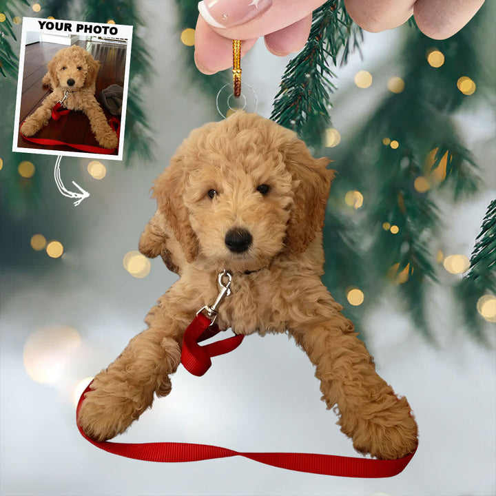 Toy Puppy - Personalized Photo Mica Ornament - Christmas Gift For Dog Lovers, Dog Owners
