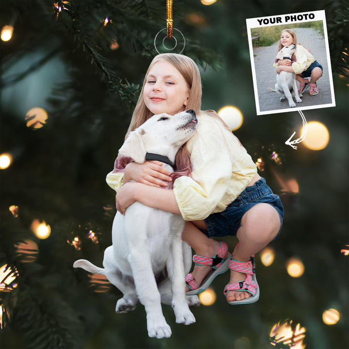 Playtime Pals - Personalized Photo Mica Ornament - Christmas Gift For Dog Lovers, Dog Owners