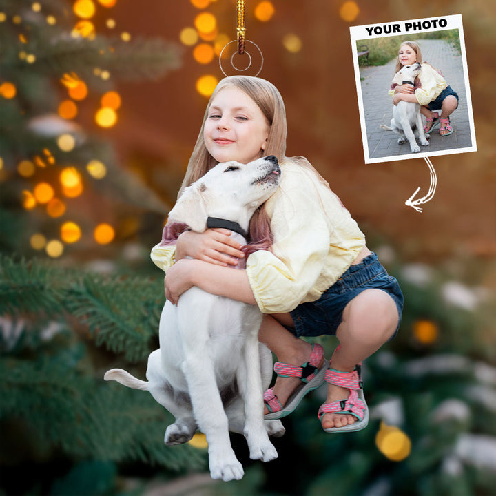 Playtime Pals - Personalized Photo Mica Ornament - Christmas Gift For Dog Lovers, Dog Owners
