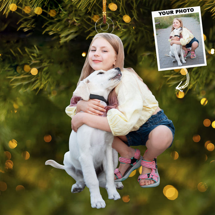 Playtime Pals - Personalized Photo Mica Ornament - Christmas Gift For Dog Lovers, Dog Owners