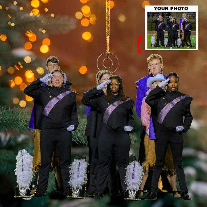 Parade of Sound - Personalized Photo Mica Ornament - Christmas Gift For Marching Band Members, Sport Lovers
