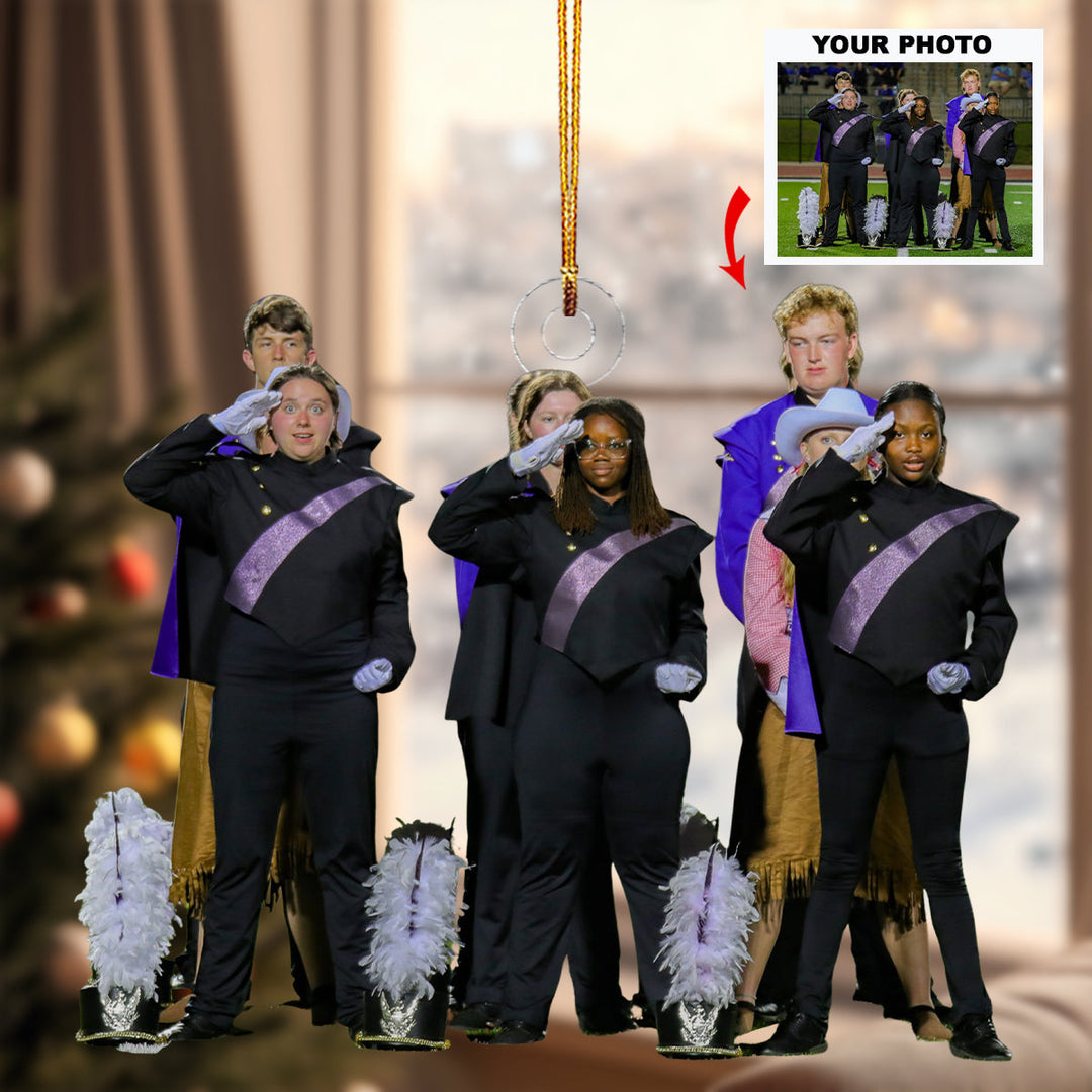 Parade of Sound - Personalized Photo Mica Ornament - Christmas Gift For Marching Band Members, Sport Lovers