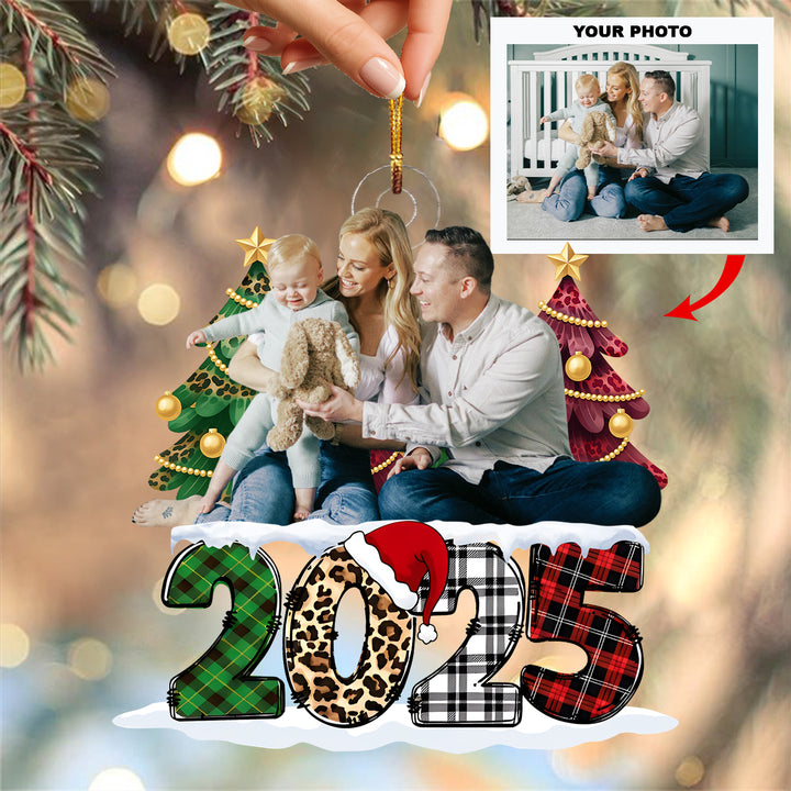 Always Together - Customized Photo Ornament - Christmas Gift For Family Members UPL0LDH001
