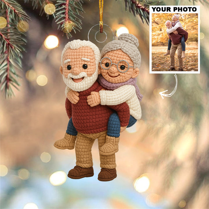 Forever This Joy - Personalized Photo Ornament - Christmas Gift For Grandparents AGP0DH031