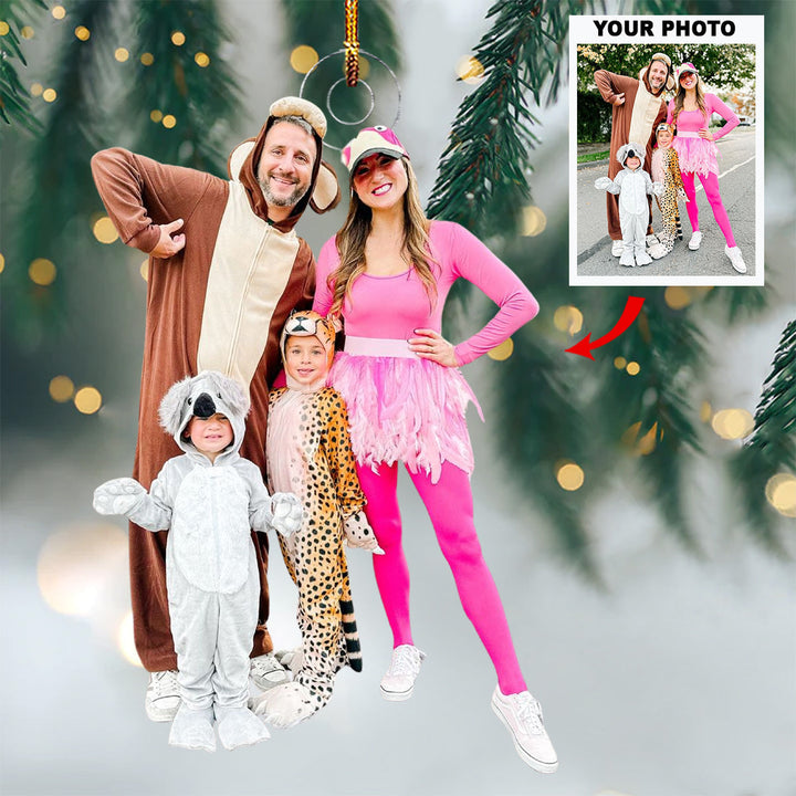 Beloved Moments - Personalized Photo Mica Ornament - Christmas Gift For Grandma, Grandpa, Family Members