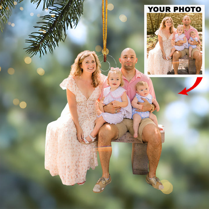 Beloved Times - Personalized Photo Mica Ornament - Christmas Gift For Family Members