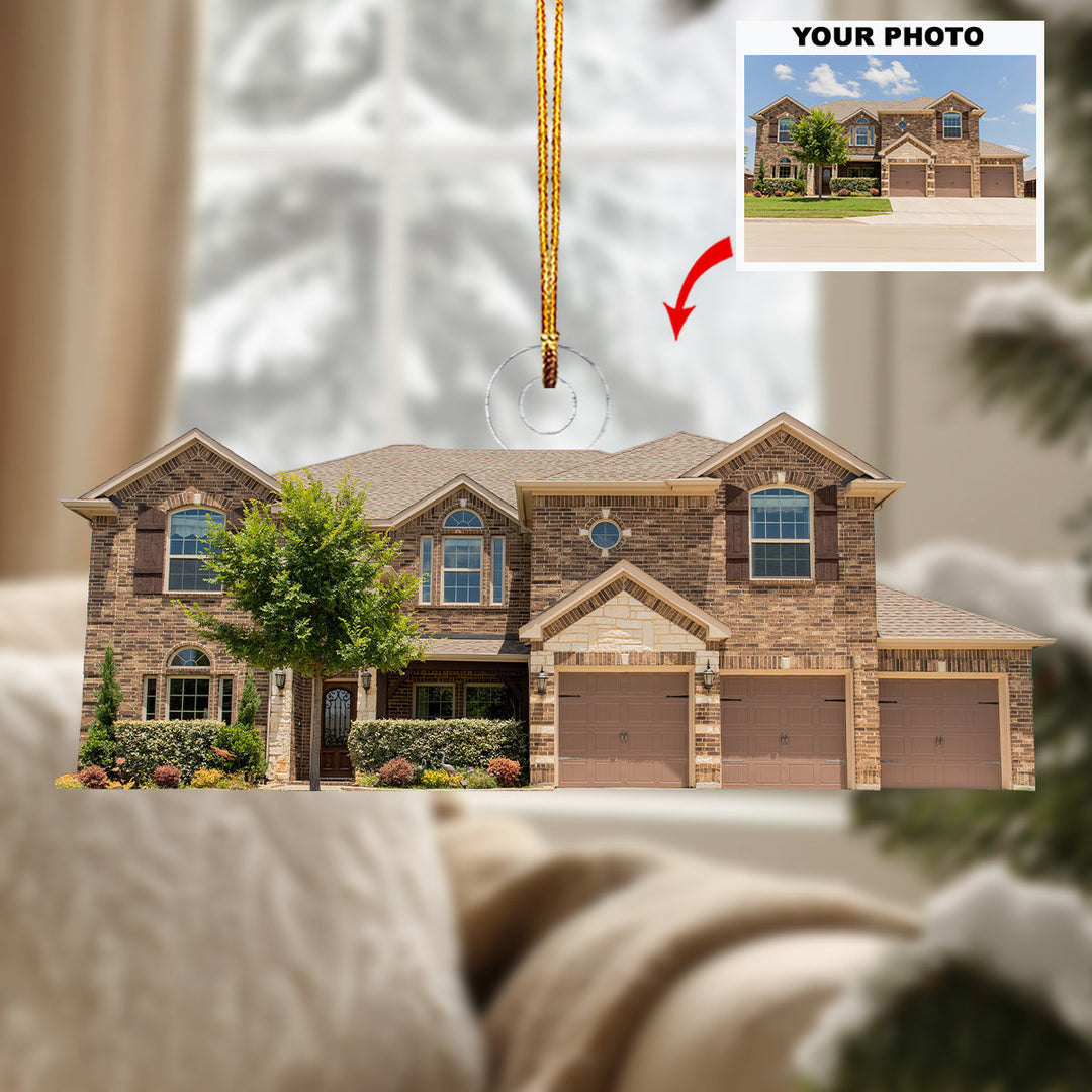 Brickhouse Beauty - Personalized Photo Mica Ornament - Gift For Family, Family Members
