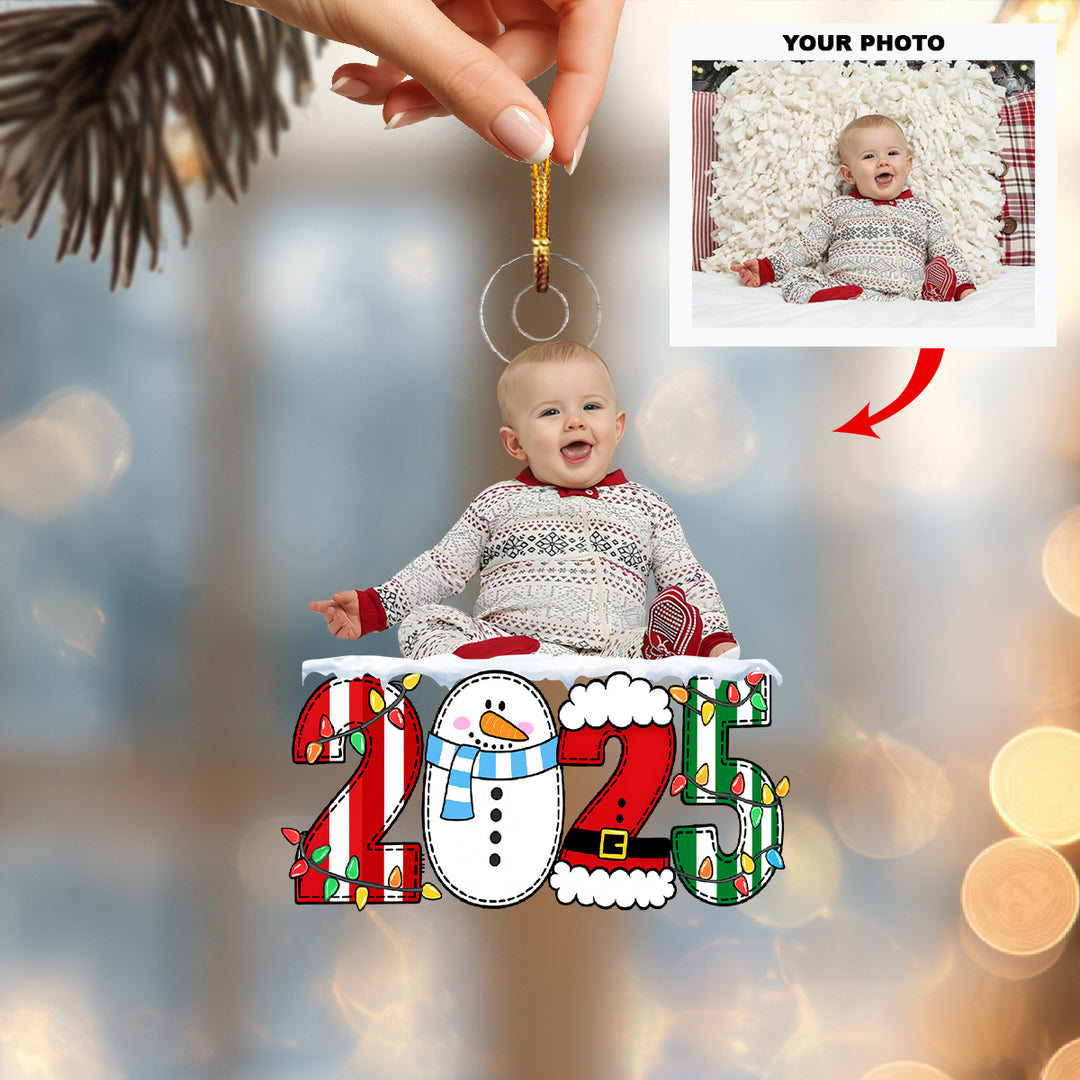 Any Moment Counts - Customized Photo Ornament - Christmas Gift For Family Members UPL0LDH002