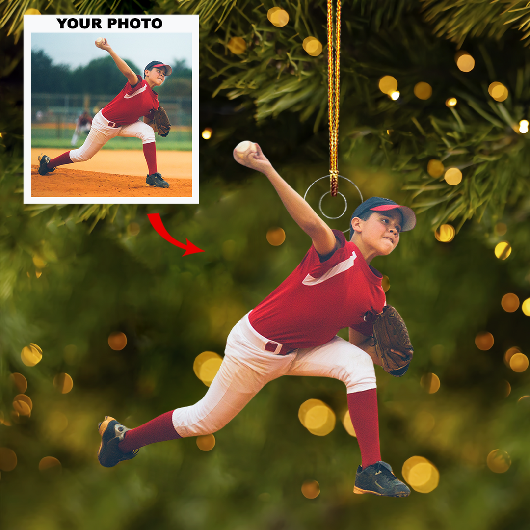 Good Shot - Personalized Photo Mica Ornament - Christmas Gift For Sport Lover