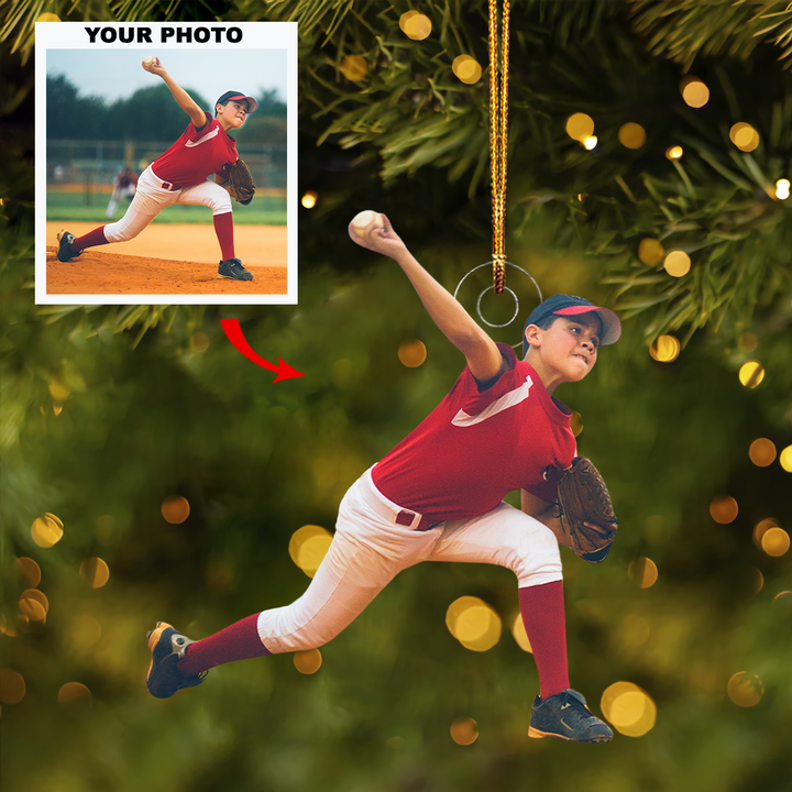 Good Shot - Personalized Photo Mica Ornament - Christmas Gift For Sport Lover