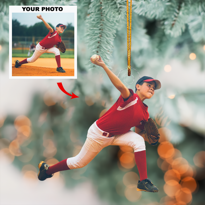 Good Shot - Personalized Photo Mica Ornament - Christmas Gift For Sport Lover