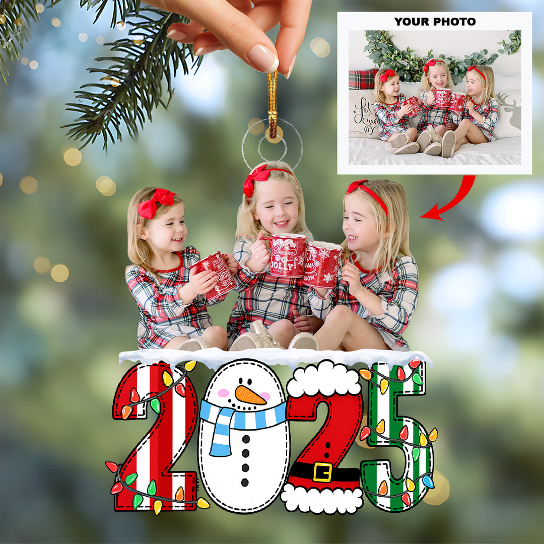 Any Moment Counts - Customized Photo Ornament - Christmas Gift For Family Members UPL0LDH002