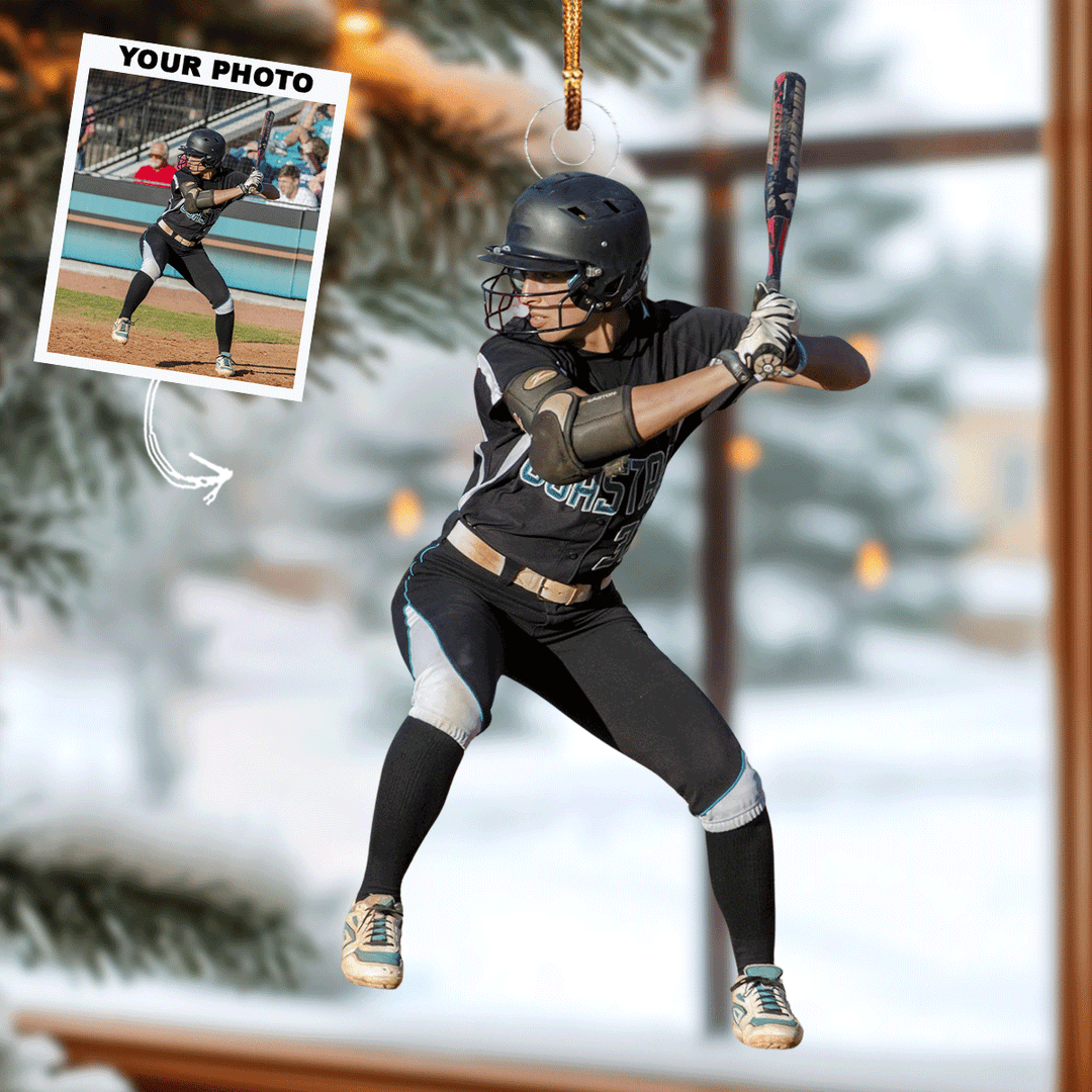 Field Of Cheers - Personalized Photo Mica Ornament - Christmas Gift For Sports Lovers