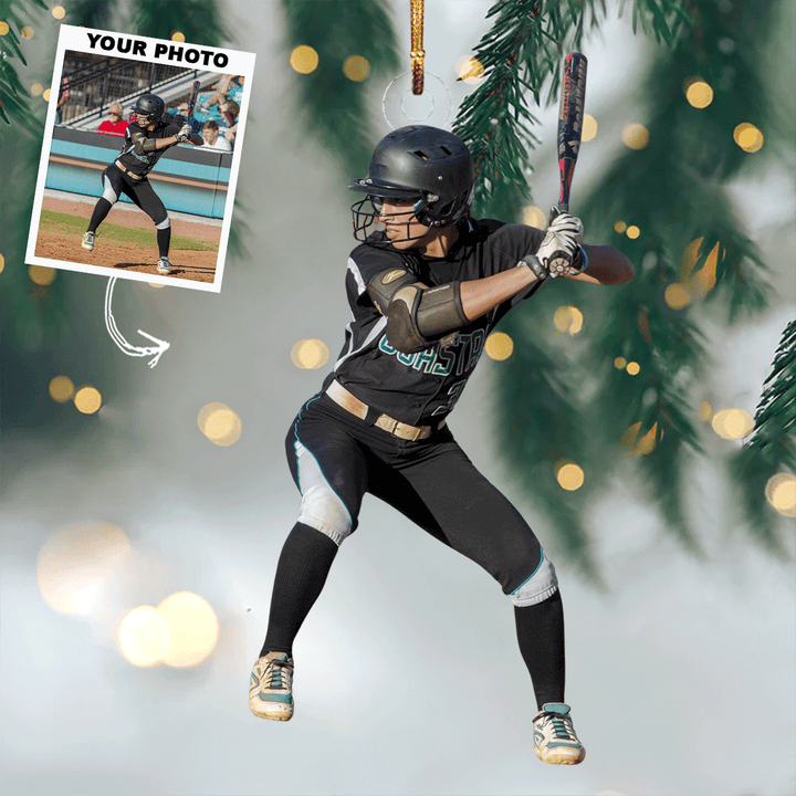 Field Of Cheers - Personalized Photo Mica Ornament - Christmas Gift For Sports Lovers