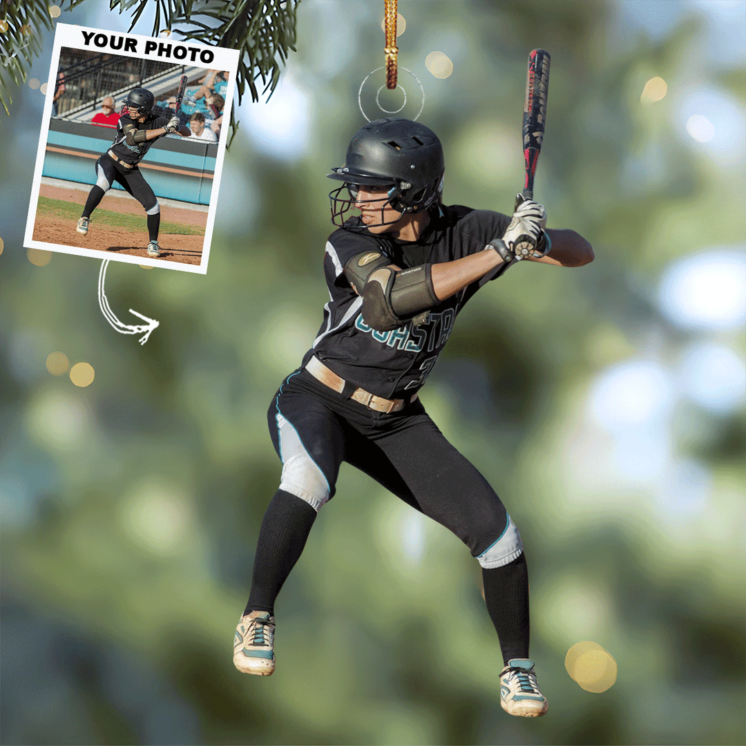 Field Of Cheers - Personalized Photo Mica Ornament - Christmas Gift For Sports Lovers