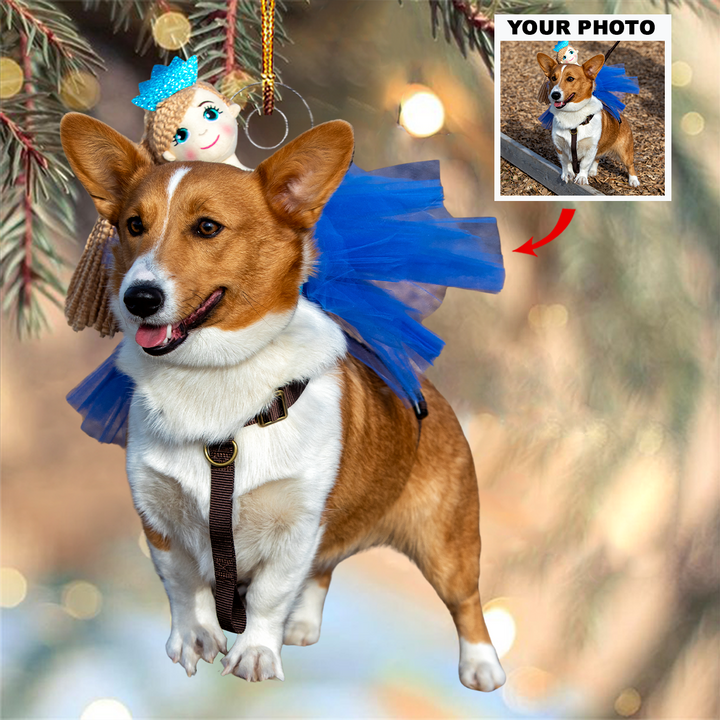 Woofy Wonderland - Personalized Photo Mica Ornament - Christmas Gift For Pet Lovers, Pet Owners
