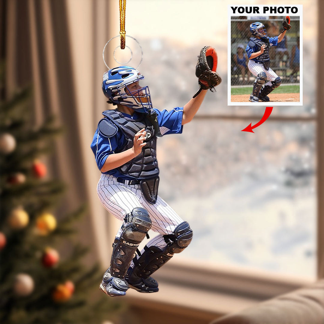 Field Of Dreams - Personalized Photo Mica Ornament - Christmas Gift For Sports Lovers