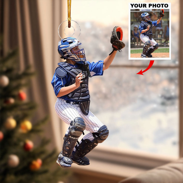 Field Of Dreams - Personalized Photo Mica Ornament - Christmas Gift For Sports Lovers