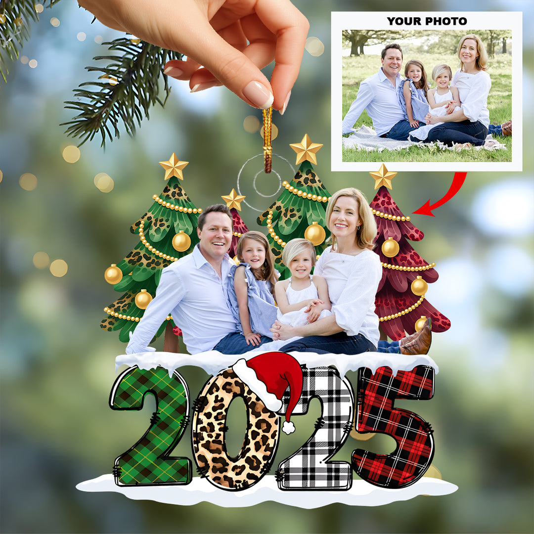 Always Together - Customized Photo Ornament - Christmas Gift For Family Members UPL0LDH001