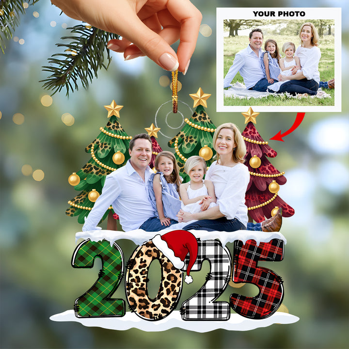 Always Together - Customized Photo Ornament - Christmas Gift For Family Members UPL0LDH001