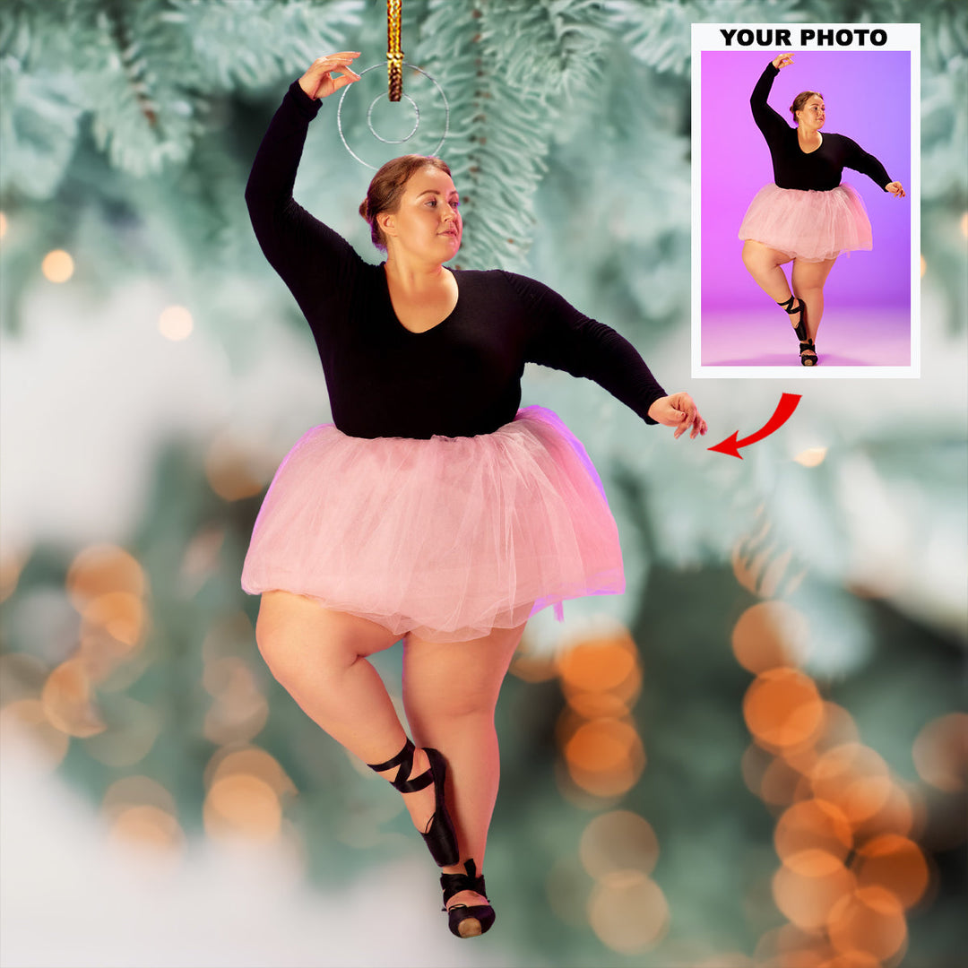Ballet Dreams - Personalized Photo Mica Ornament - Christmas Gift For Ballet Members, Sport Lovers