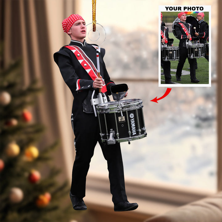 Brass Brigade - Personalized Photo Mica Ornament - Christmas Gift For Marching Band Members, Sport Lovers