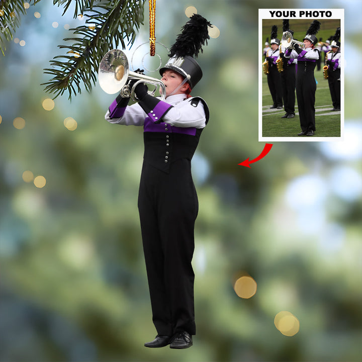 Cadence of Champions - Personalized Photo Mica Ornament - Christmas Gift For Marching Band Members, Sport Lovers
