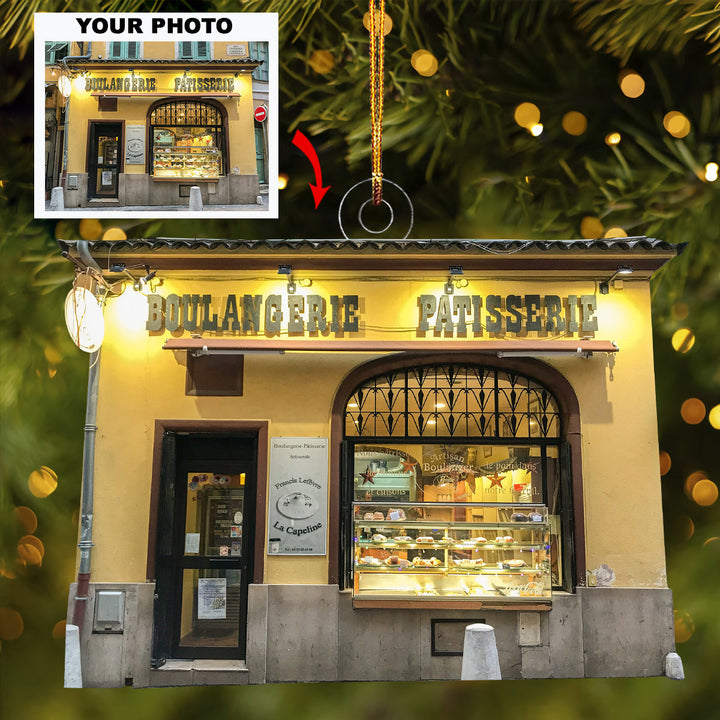 Checkout Sparkle - Personalized Photo Mica Ornament - Christmas Gift For Family Members