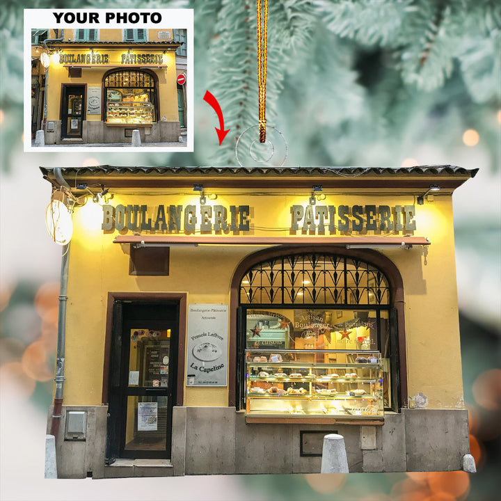 Checkout Sparkle - Personalized Photo Mica Ornament - Christmas Gift For Family Members