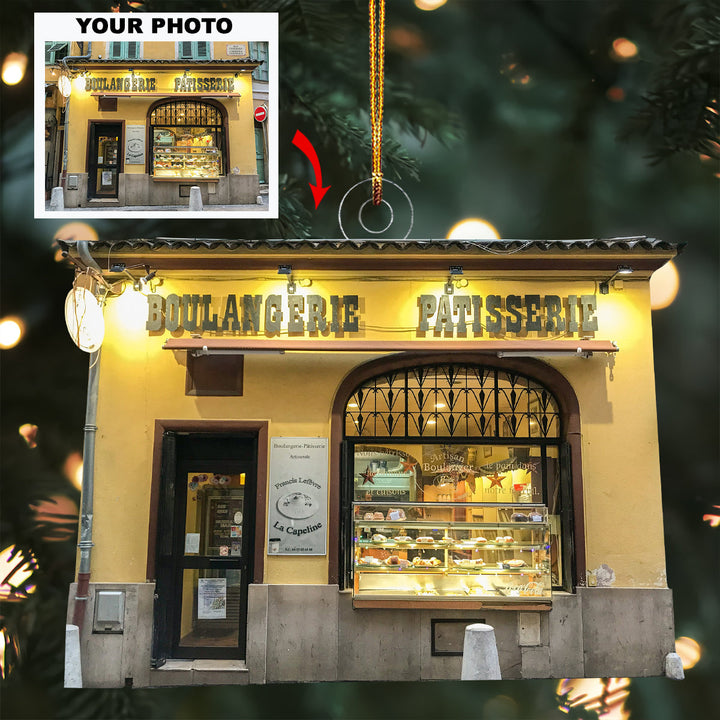 Checkout Sparkle - Personalized Photo Mica Ornament - Christmas Gift For Family Members