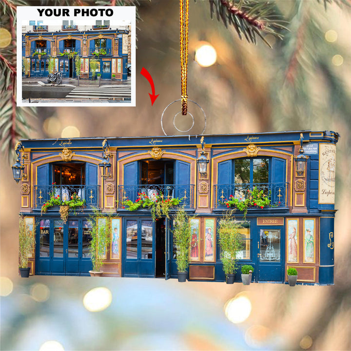 Retail Bliss - Personalized Photo Mica Ornament - Christmas Gift For Family Members