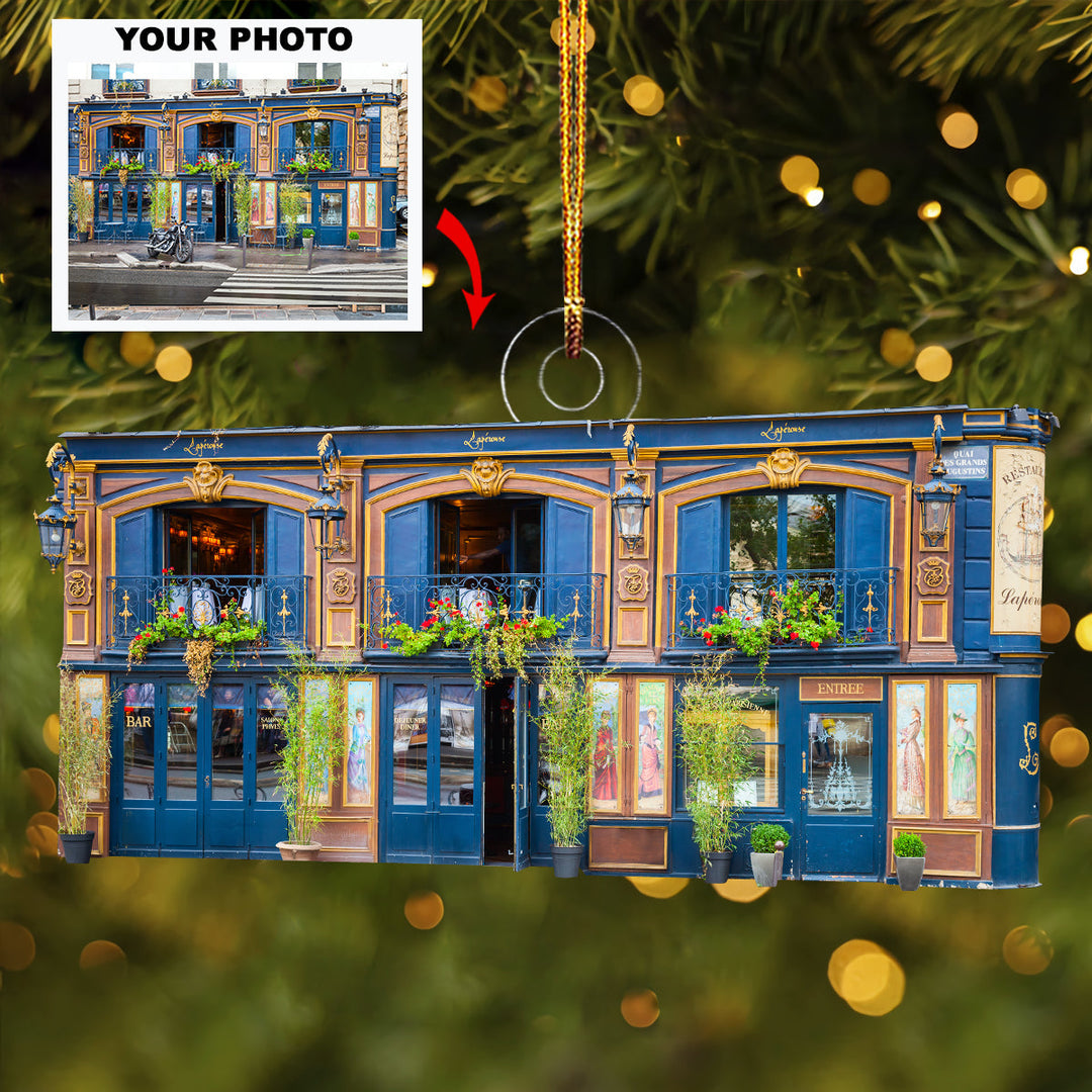 Retail Bliss - Personalized Photo Mica Ornament - Christmas Gift For Family Members