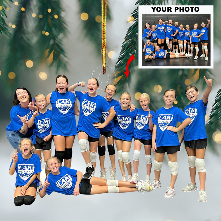 Cherished Moments - Personalized Photo Mica Ornament - Christmas Gift For Friends, Besties