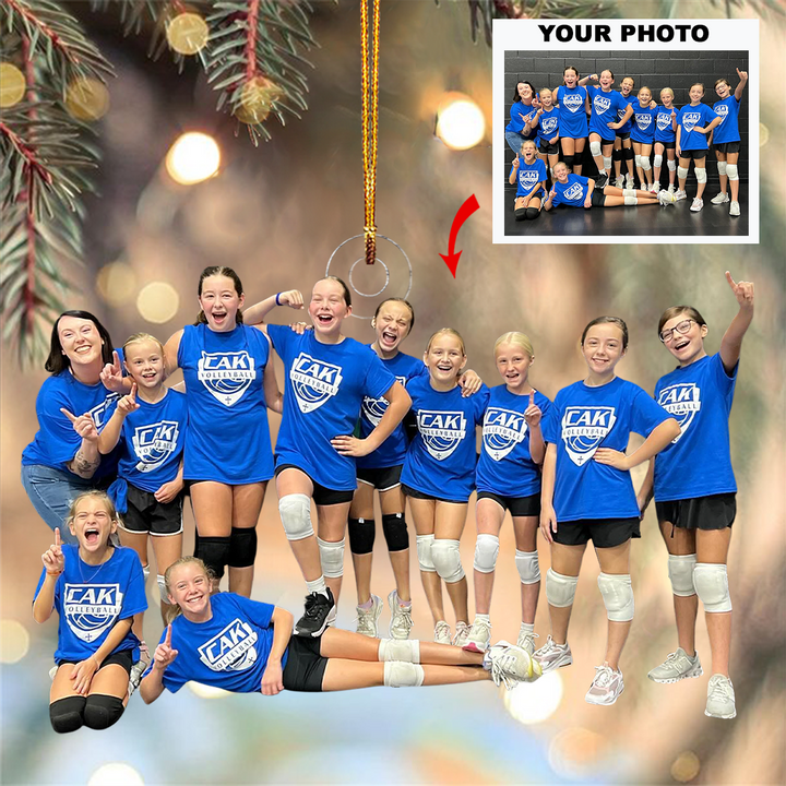 Cherished Moments - Personalized Photo Mica Ornament - Christmas Gift For Friends, Besties