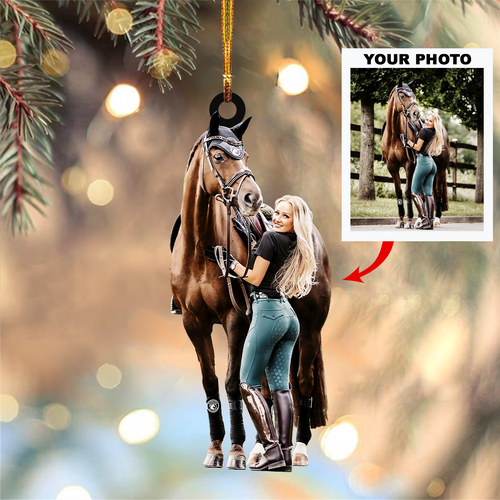 Personalized Photo Mica Ornament - Customized Your Photo Ornament V5 ARND005