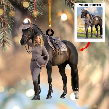 Personalized Photo Mica Ornament - Customized Your Photo Ornament V5 ARND005