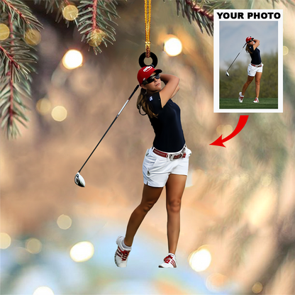Personalized Photo Mica Ornament - Customized Your Photo Ornament V6 ARND005