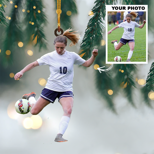 Personalized Photo Mica Ornament - Customized Your Photo Ornament V4 ARND0014