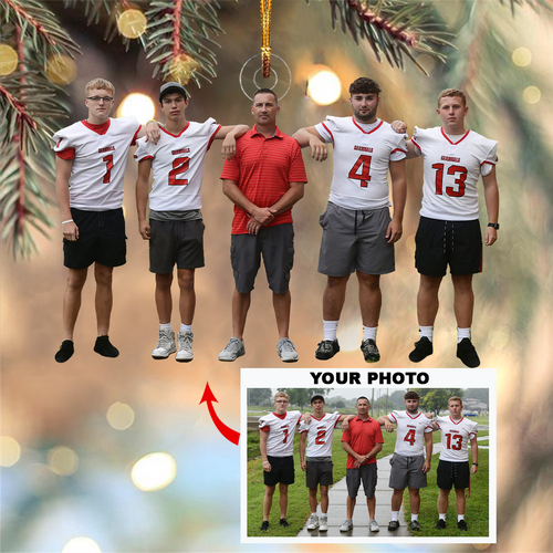 Personalized Photo Mica Ornament - Customized Your Photo Ornament V8 ARND0014