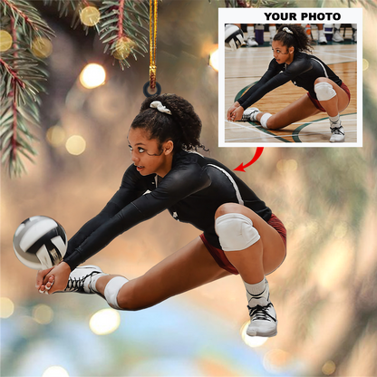 Personalized Photo Mica Ornament - Customized Your Photo Ornament V1 ARND0014