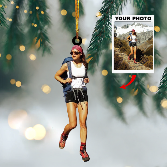 Personalized Photo Mica Ornament - Customized Your Photo Ornament V8 ARND005
