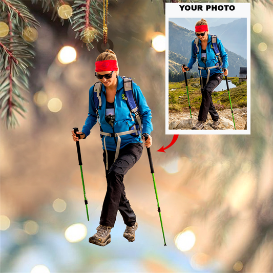 Personalized Photo Mica Ornament - Customized Your Photo Ornament V2 ARND0014