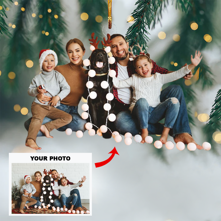 Personalized Photo Mica Ornament - Gift For Family - Family Forever ARND037