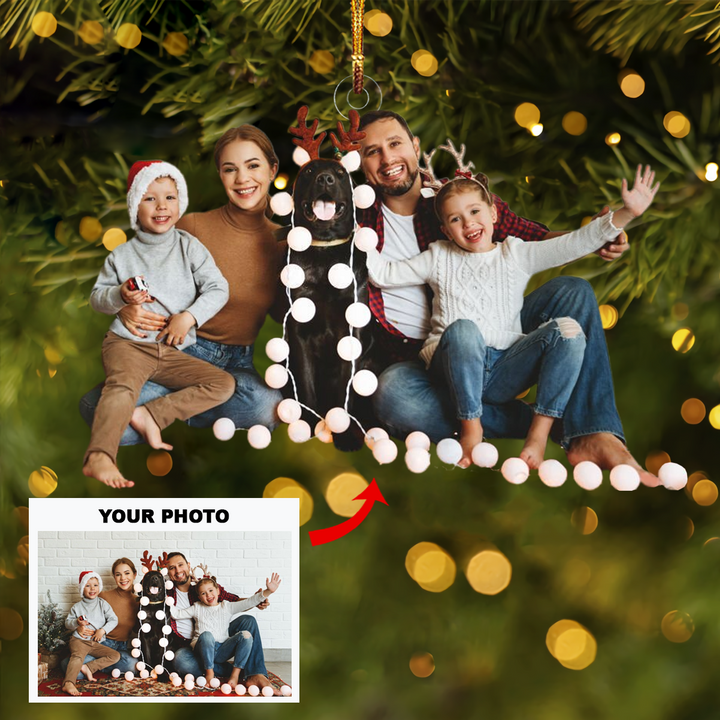 Personalized Photo Mica Ornament - Gift For Family - Family Forever ARND037