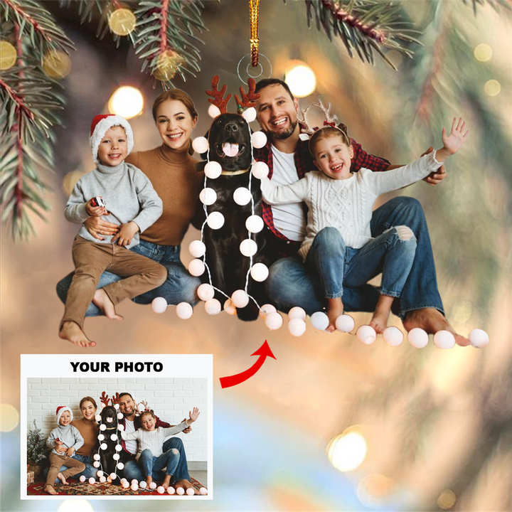 Personalized Photo Mica Ornament - Gift For Family - Family Forever ARND037