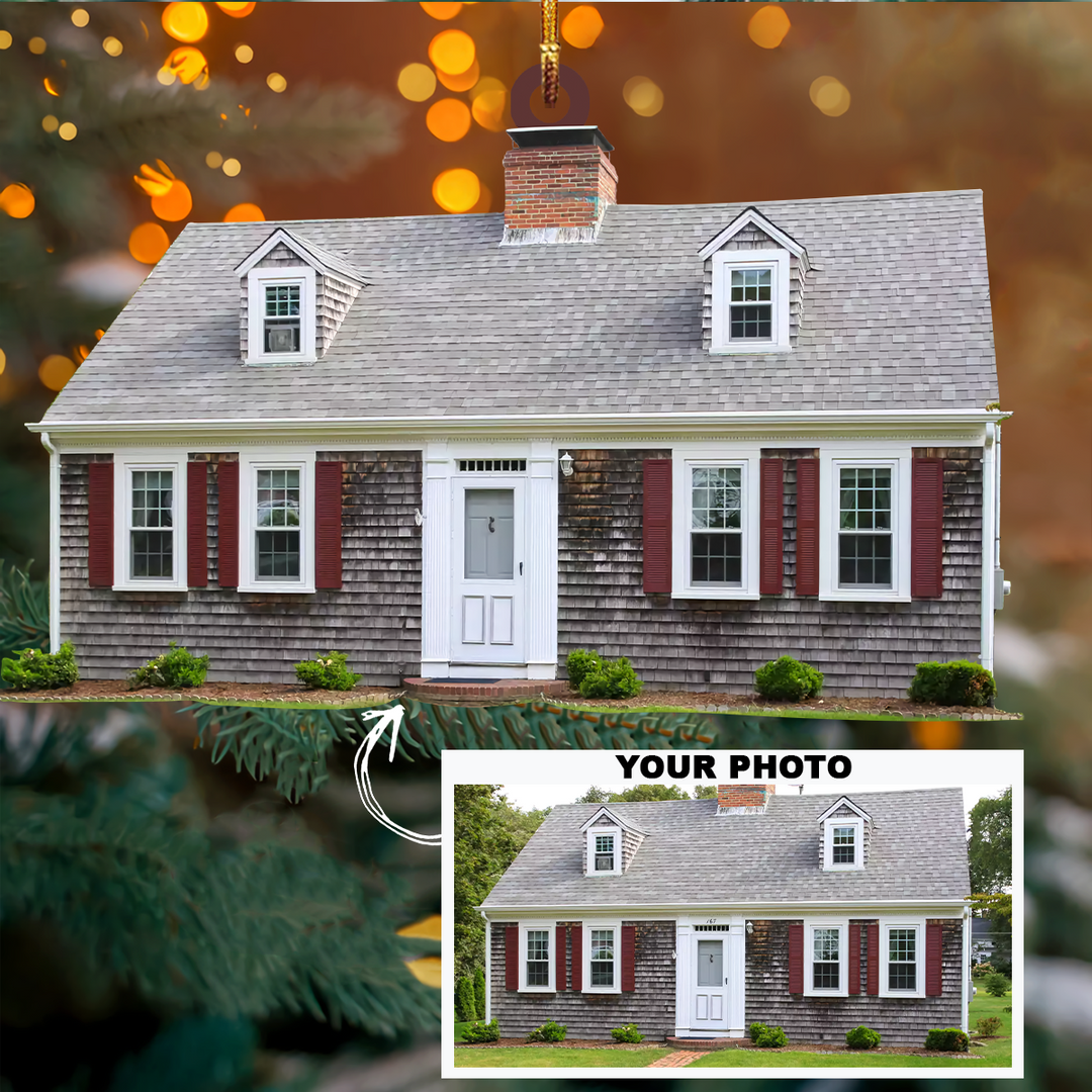 Personalized Photo Mica Ornament - Customized Your Photo Ornament V6 ARND0014